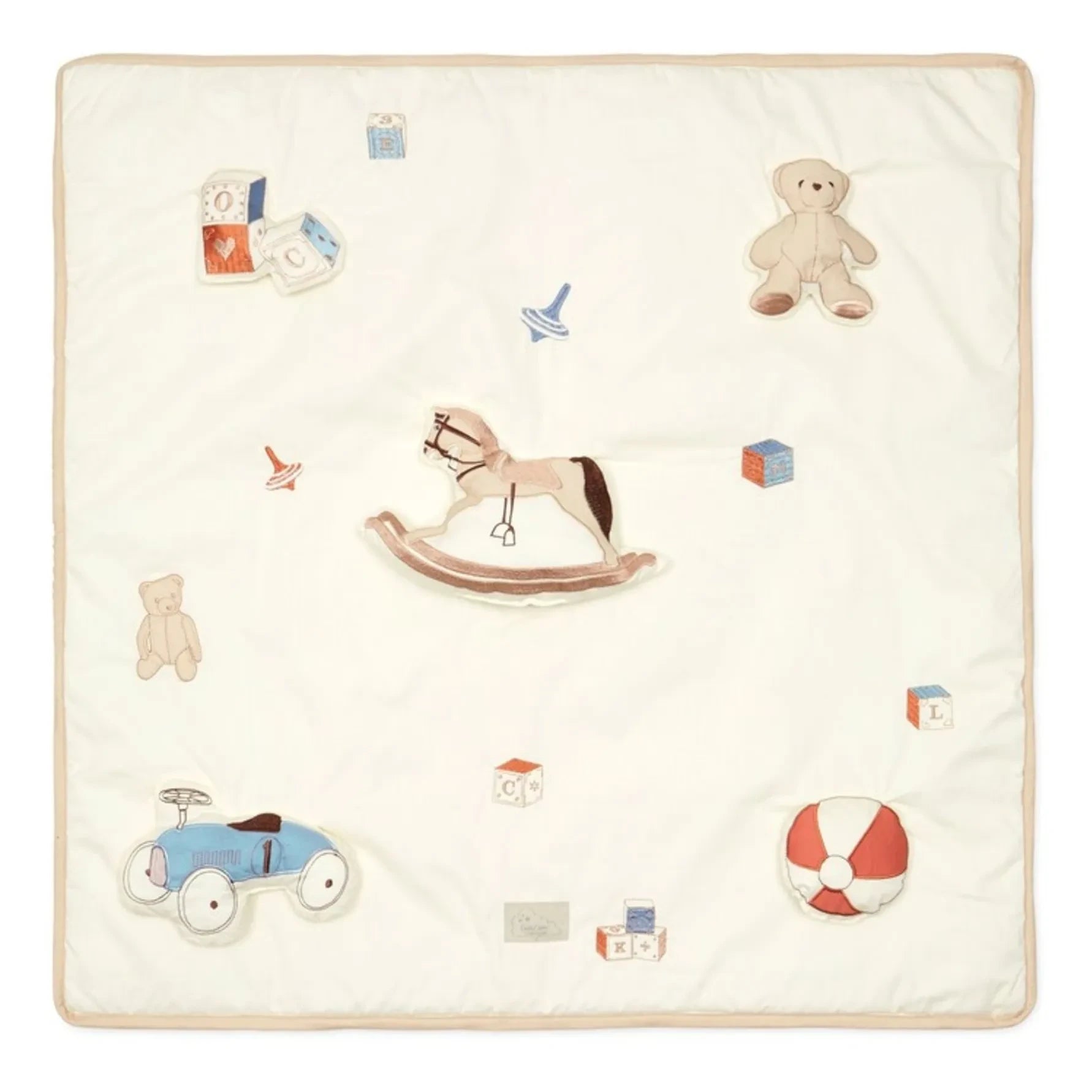 Cam Cam - Vintage Toys playmat | Beige