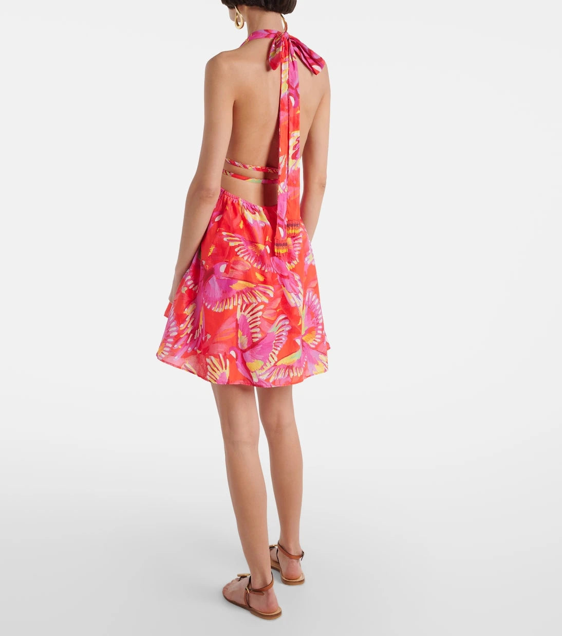 Farm Rio - Printed cotton minidress