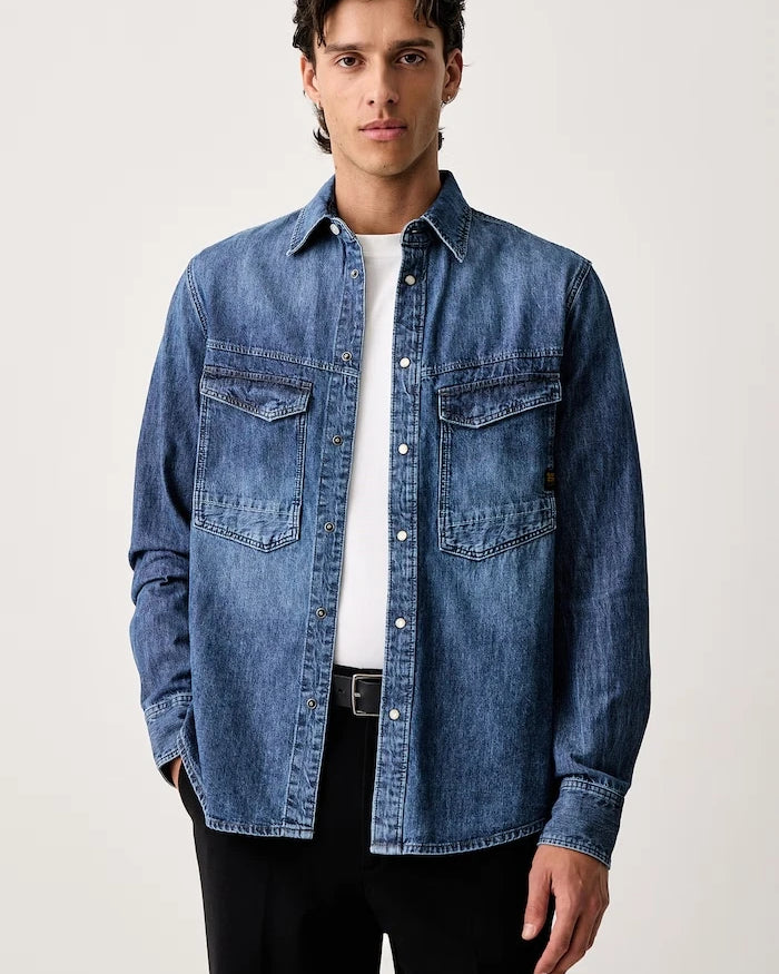 Dakota regular denim kadın gömlek