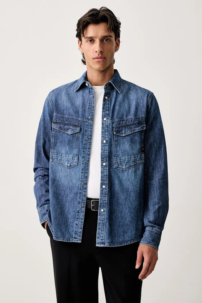 Dakota regular denim kadın gömlek
