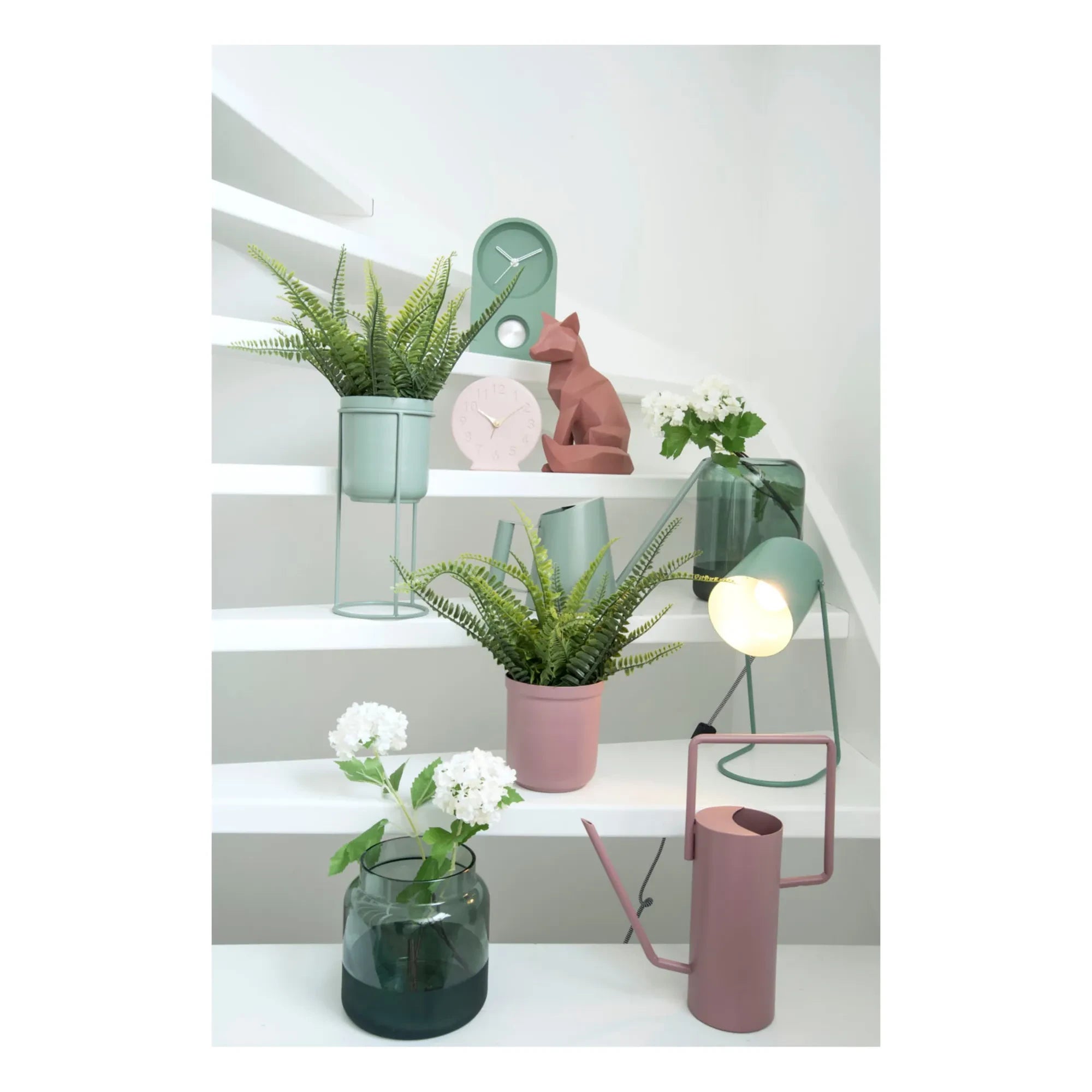 Present Time - Enchant Iron Table Lamp | Verdigris