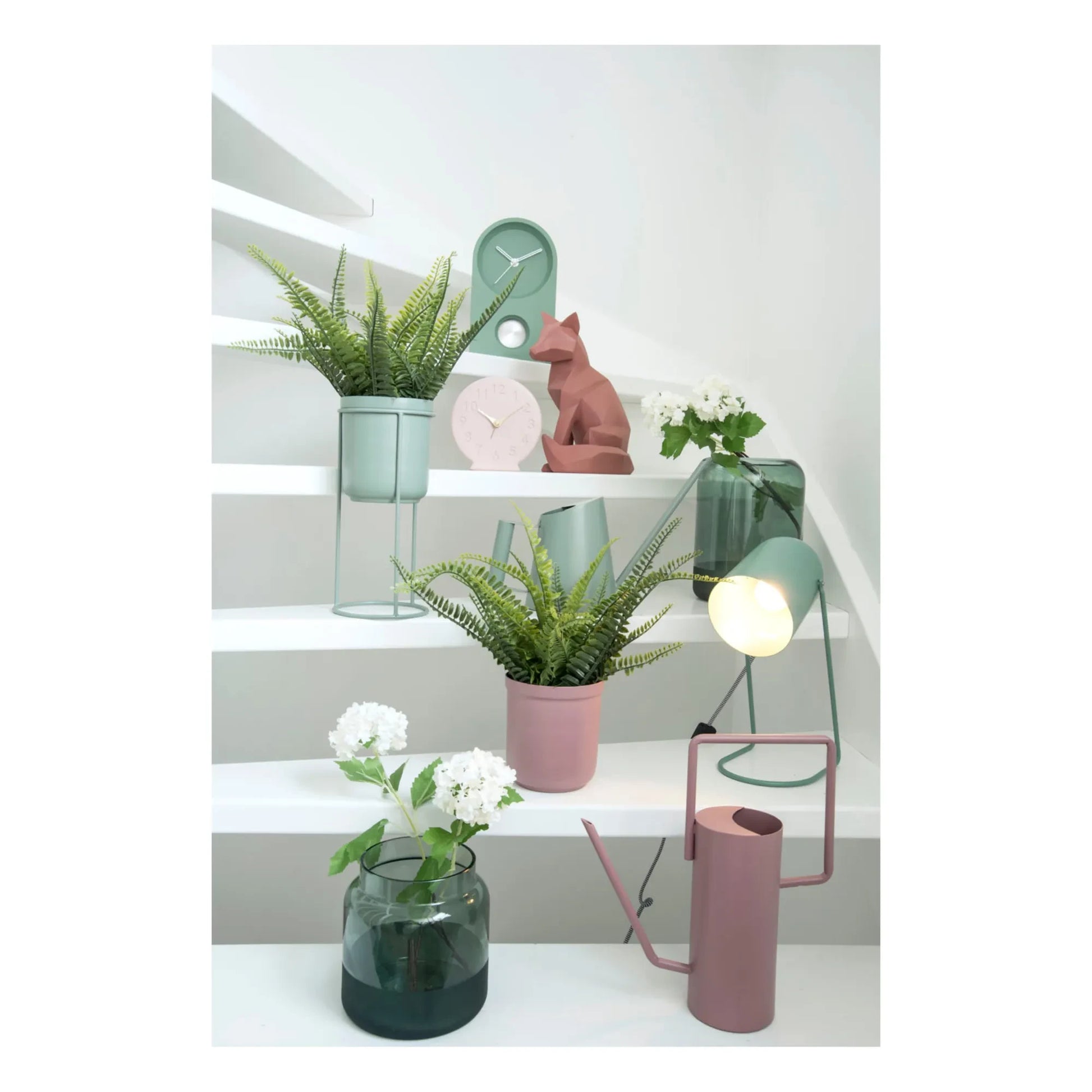 Present Time - Enchant Iron Table Lamp | Verdigris