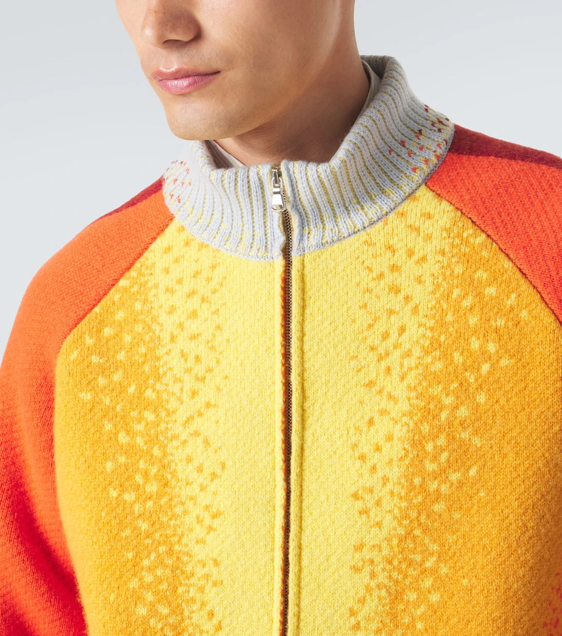 God's True Cashmere - Radiant Sun cashmere zip-up sweater