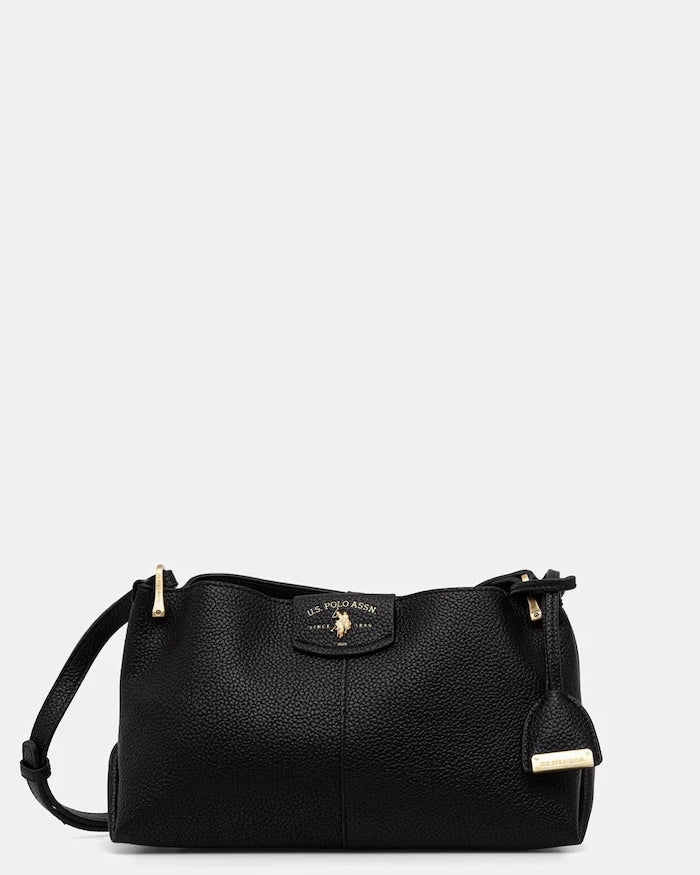 U.S. Polo Assn. ROYAL STEWART suni deri kadın crossbody çanta