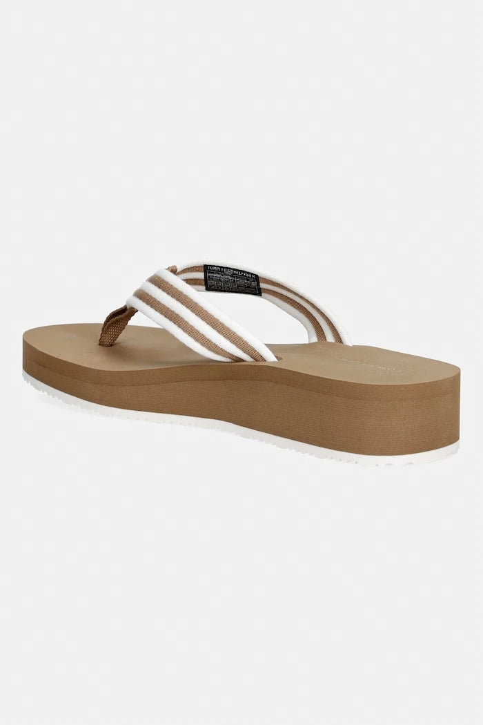 Tommy Hilfiger Kadın Parmak Arası Terlik TH STRIPE SUMMER SANDAL