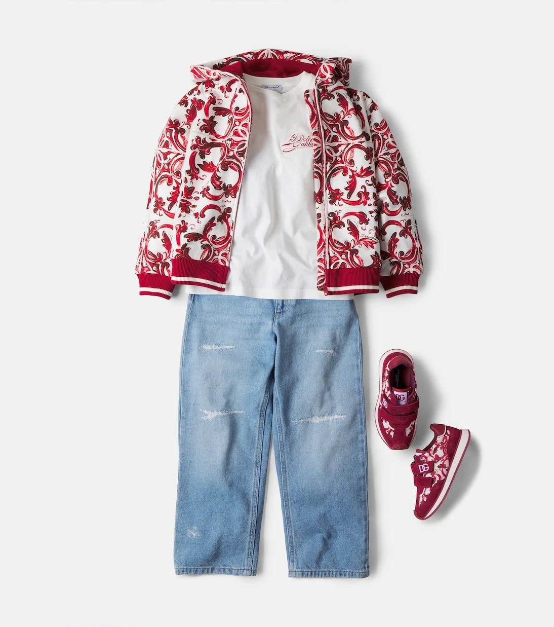 Dolce&Gabbana Kids - Distressed jeans