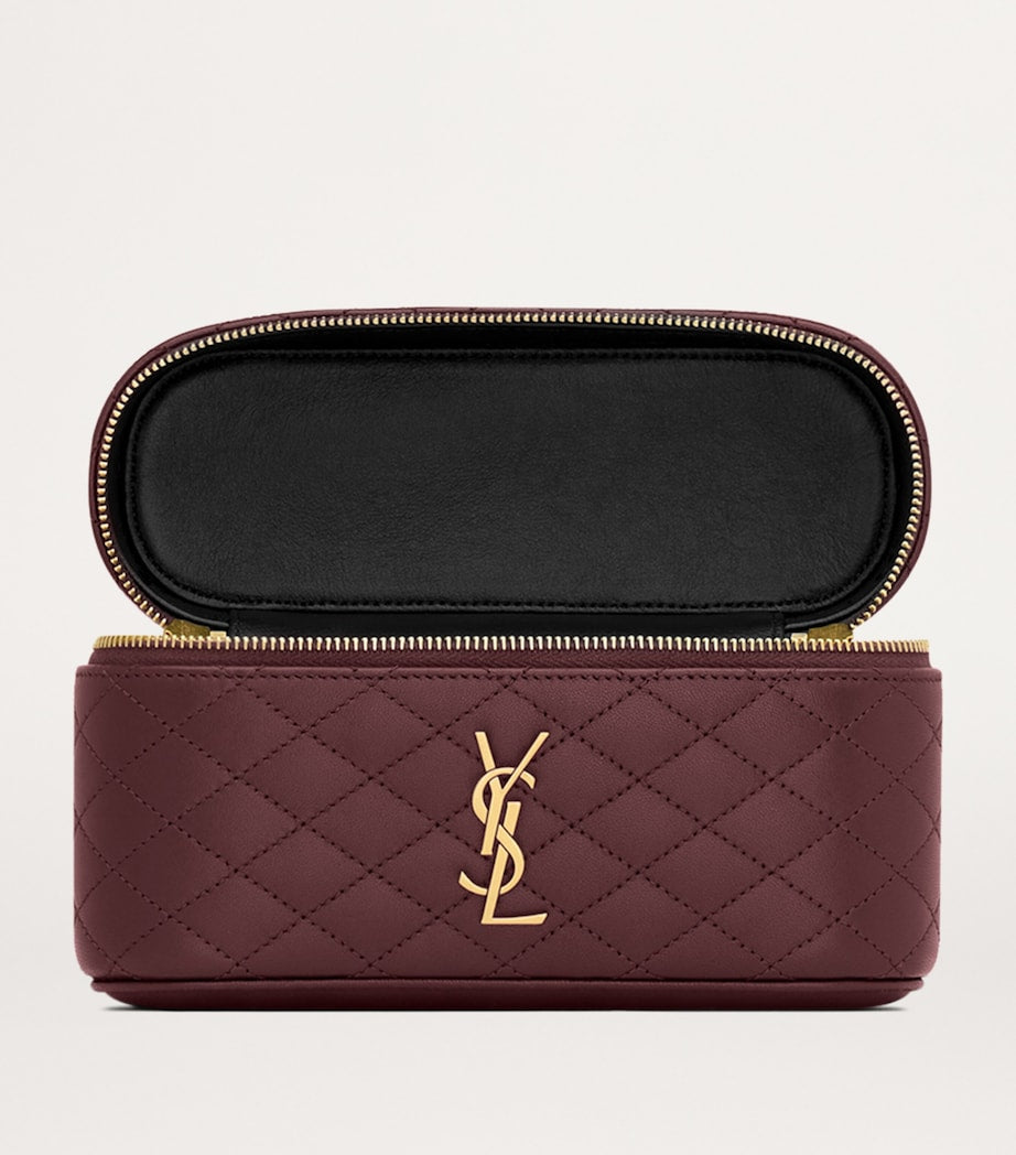 Burgundy Mini Gaby Top-Handle Bag