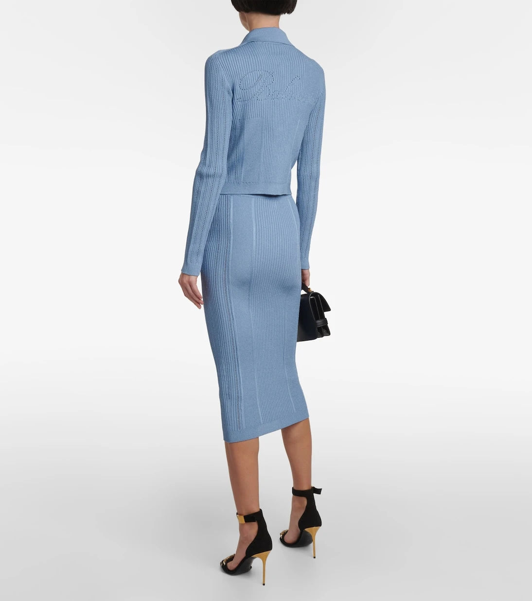 Balmain - Knitted pencil skirt