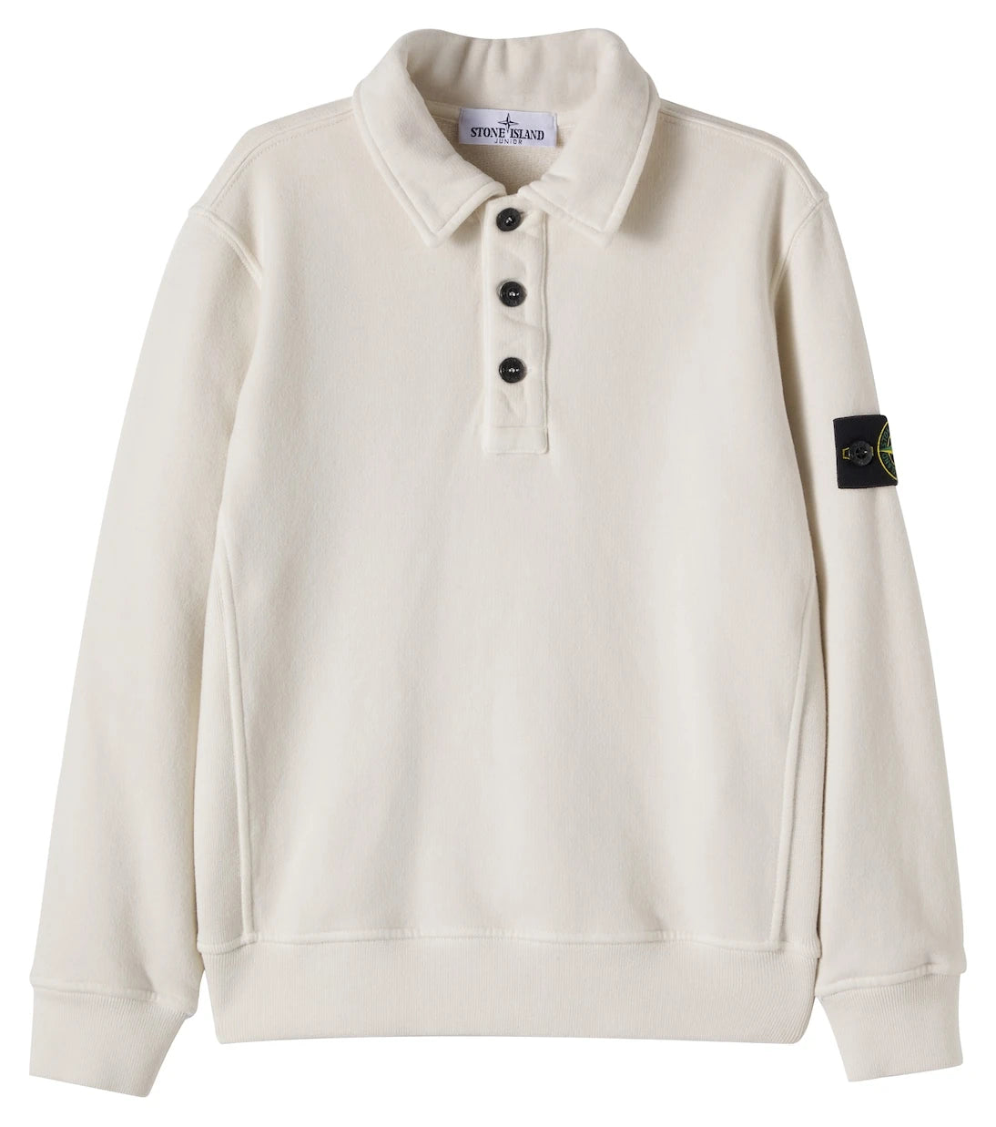 Stone Island Junior - Compass cotton jersey polo sweater
