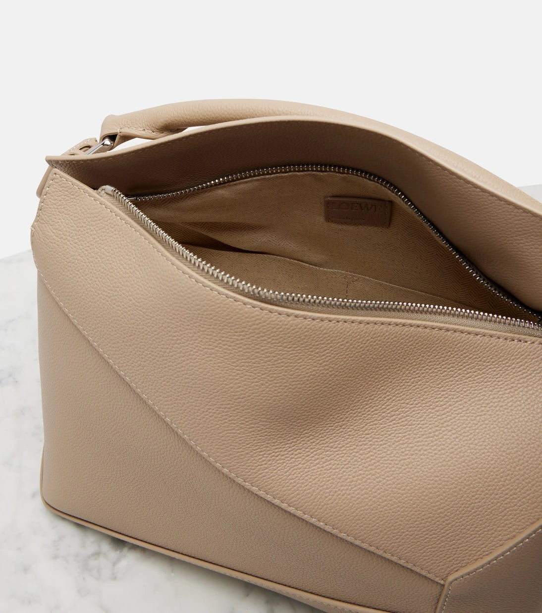 Loewe - Puzzle Edge Medium leather top-handle bag