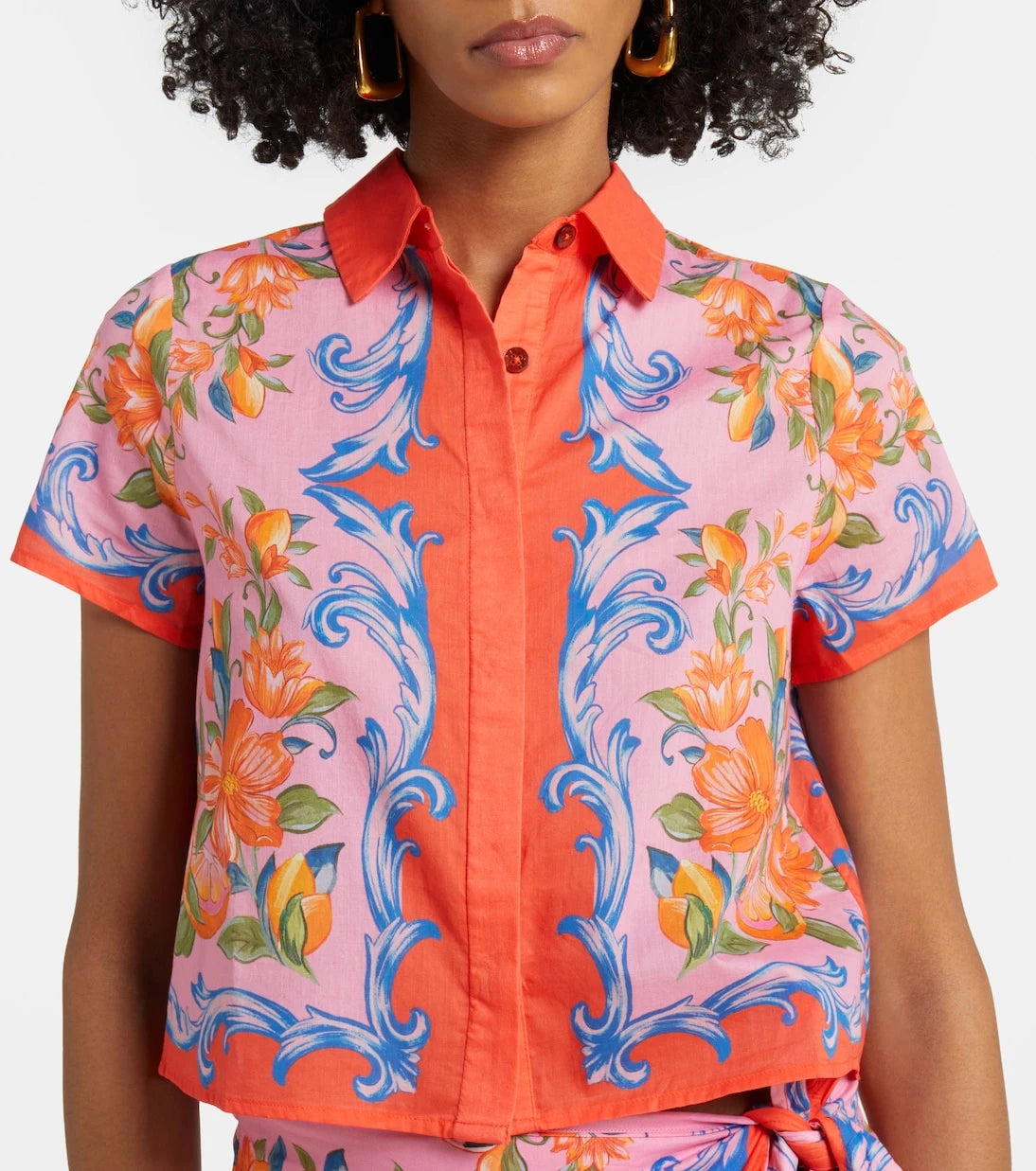 Farm Rio - Sicily floral cotton shirt