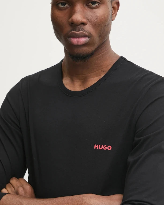 HUGO Uzun Kollu Pamuklu Ev Bluzu (3'lü) LS-SHIRT RN TRIPLET