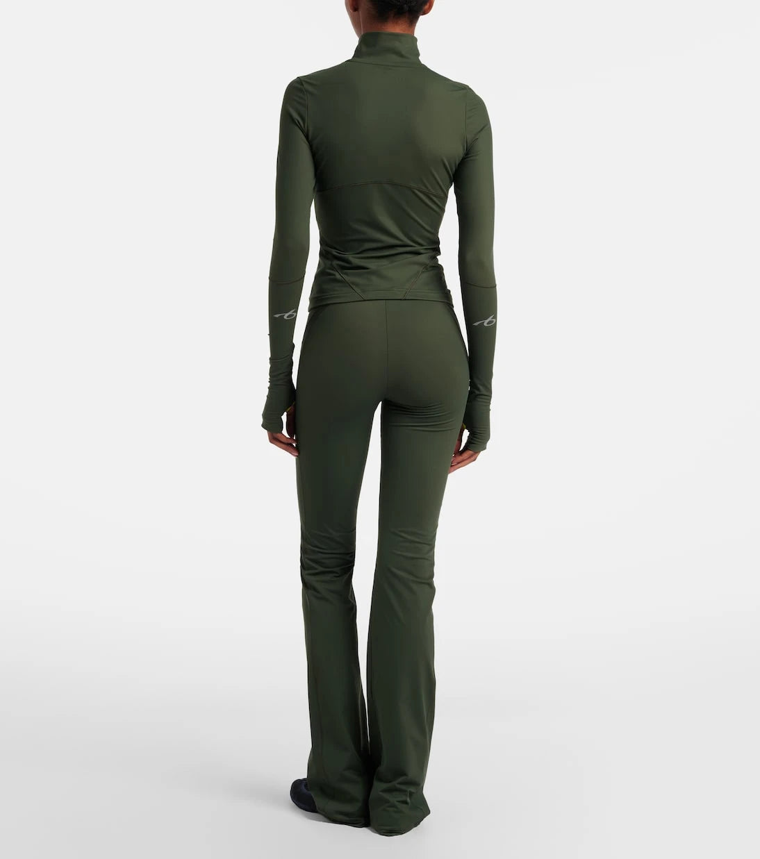 Balenciaga - Logo flared leggings