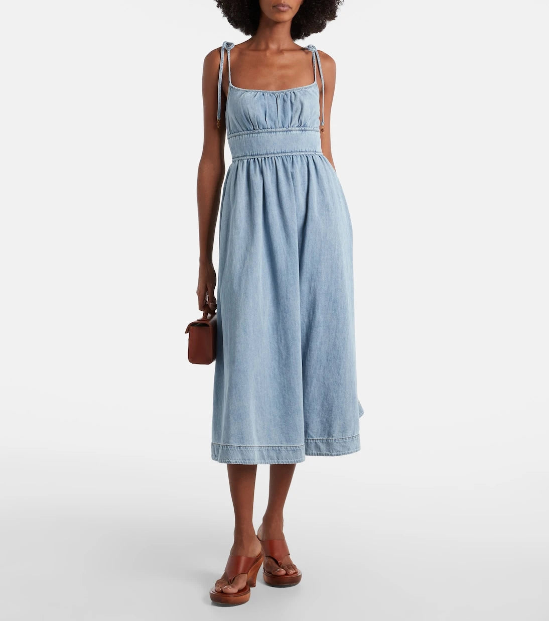Zimmermann - Wanderlust denim midi dress