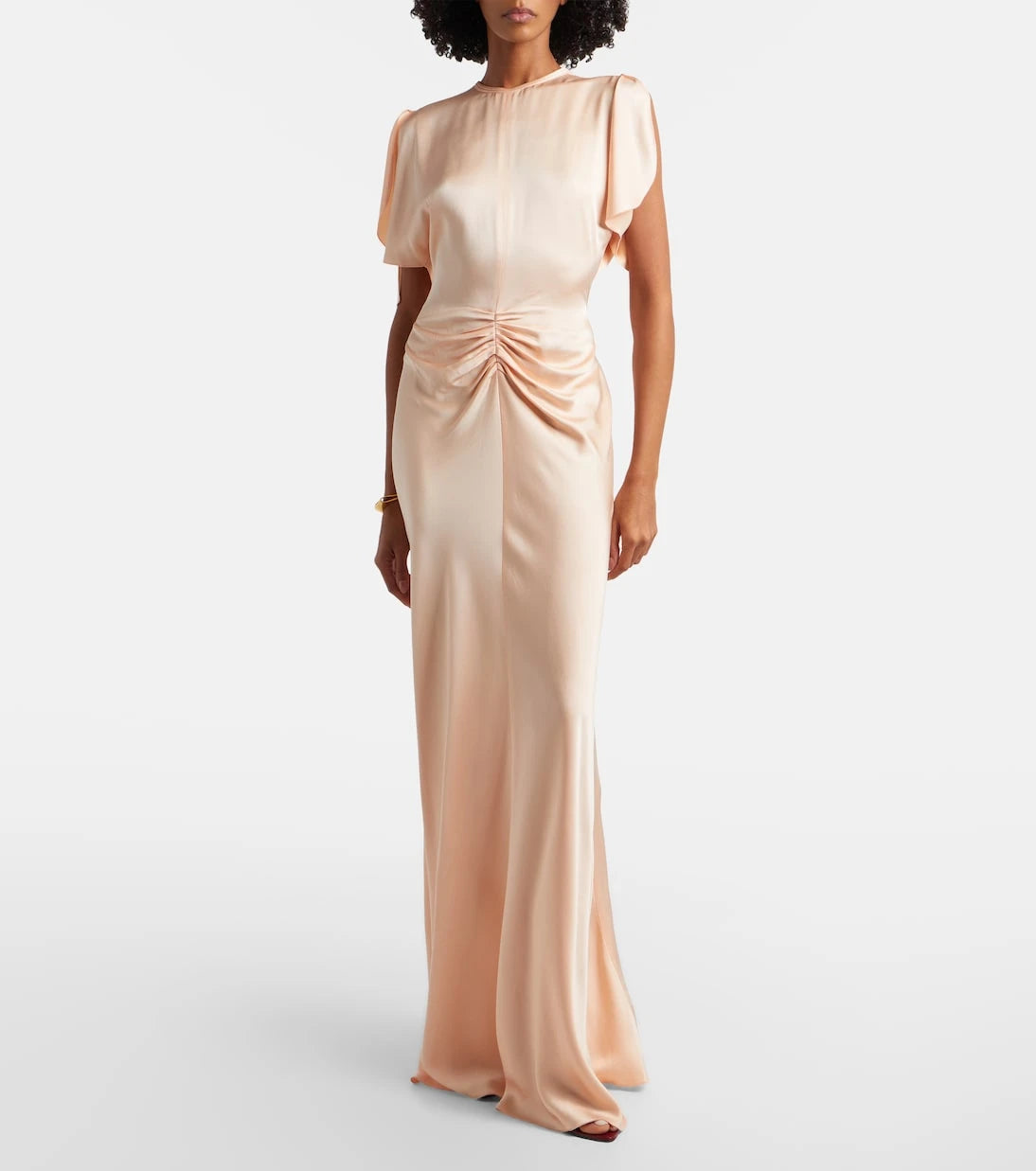 Victoria Beckham - Isabella gathered satin gown