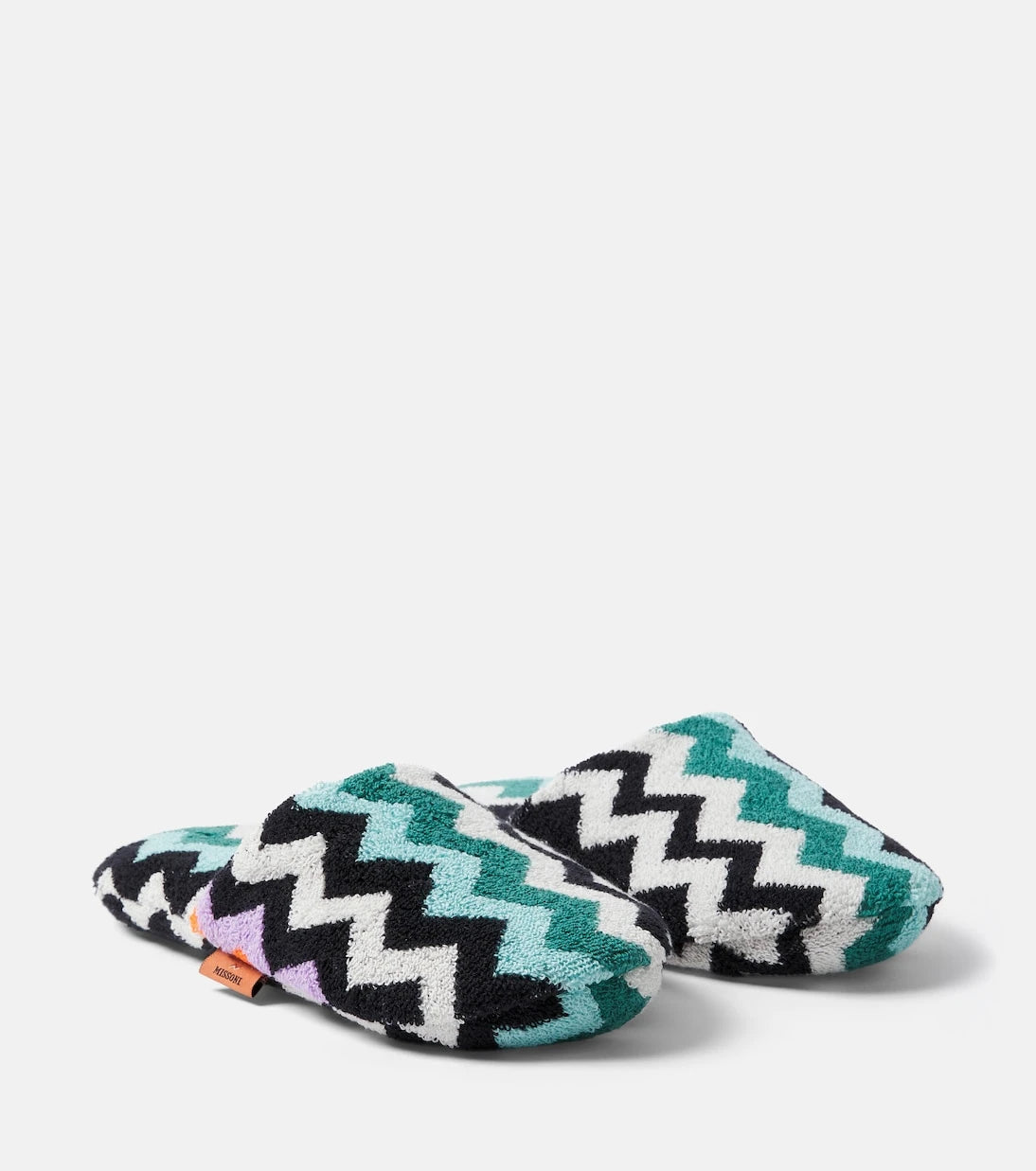 Missoni - أفضل شبشب من القطن تيري بنقشة متعرجة
