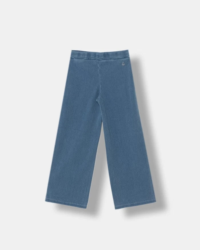United Colors of Benetton çocuklar için geniş denim pantolon