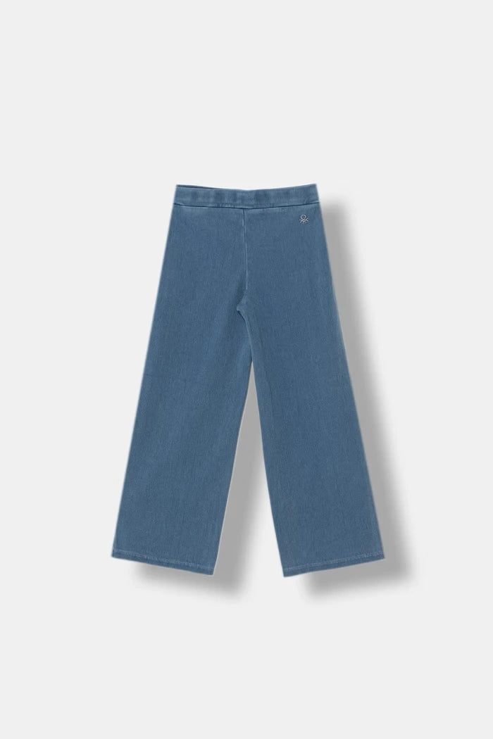 United Colors of Benetton çocuklar için geniş denim pantolon