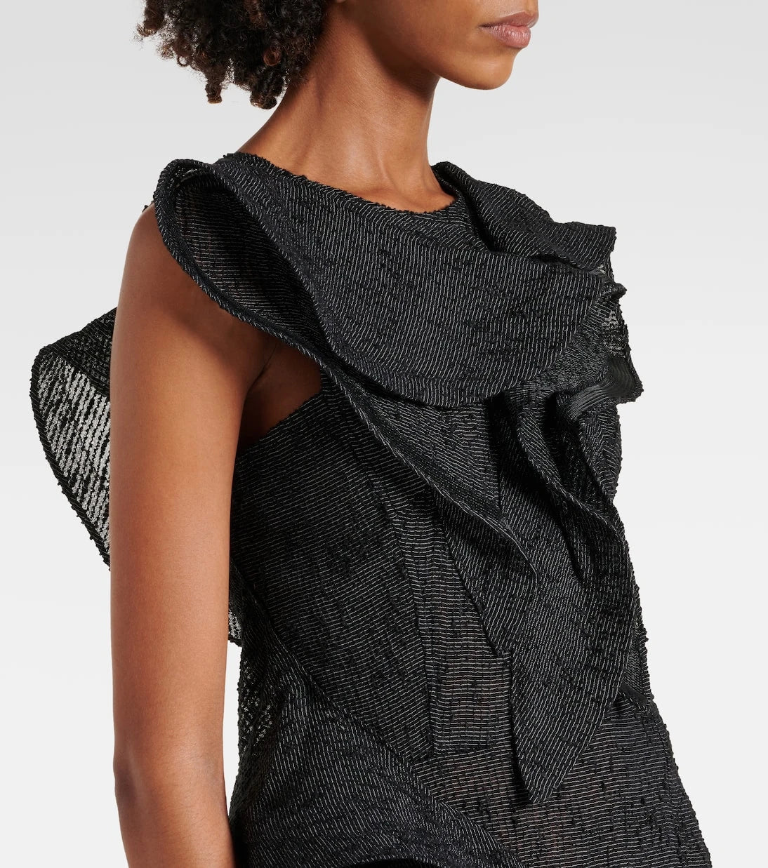 Maticevski - Spiral ruffled gown