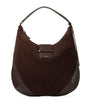 Medium Bar Suede Shoulder Bag