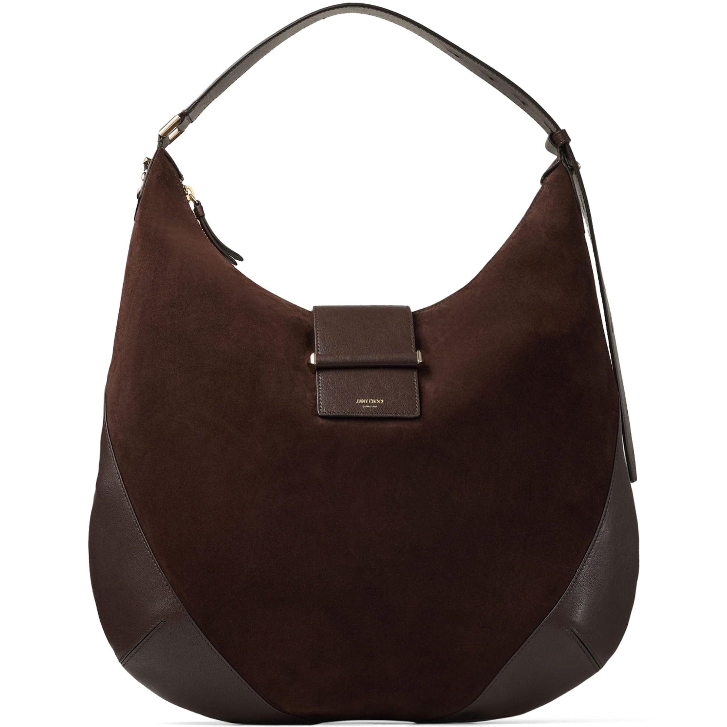 Medium Bar Suede Shoulder Bag