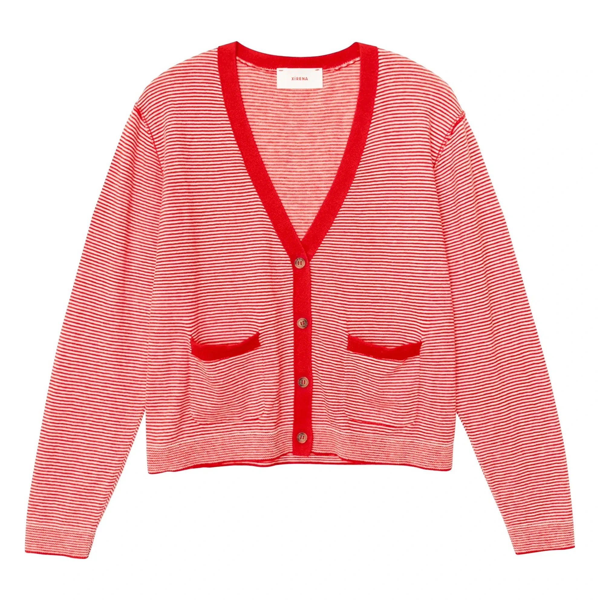 Xirena - Ashton Cotton and Cashmere Cardigan | Red