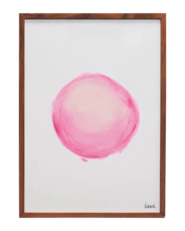 Hübsch ceviz ağacından duvar dekorasyonu 32 x 2 x 44 cm