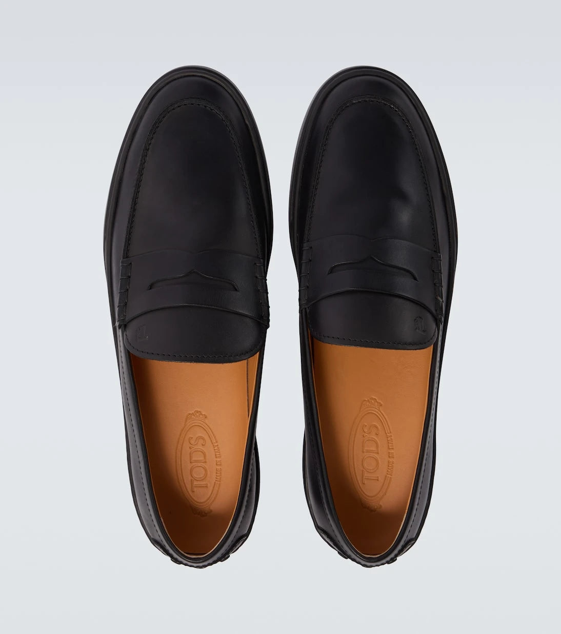 Tod's - Leather penny loafers