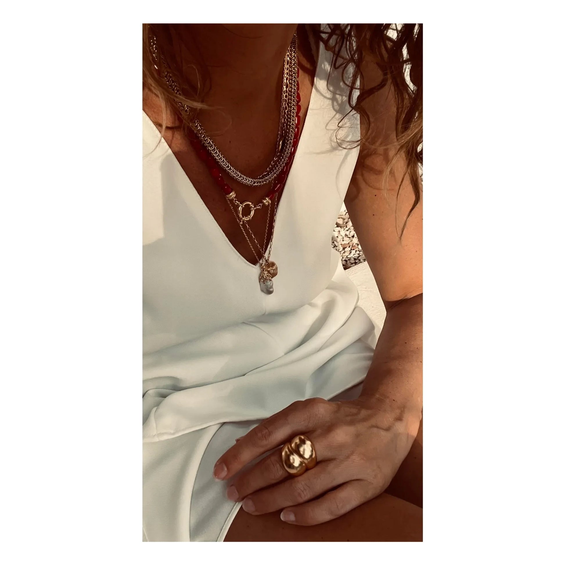 MIMI ET TOI - Sleeping necklace | Gold