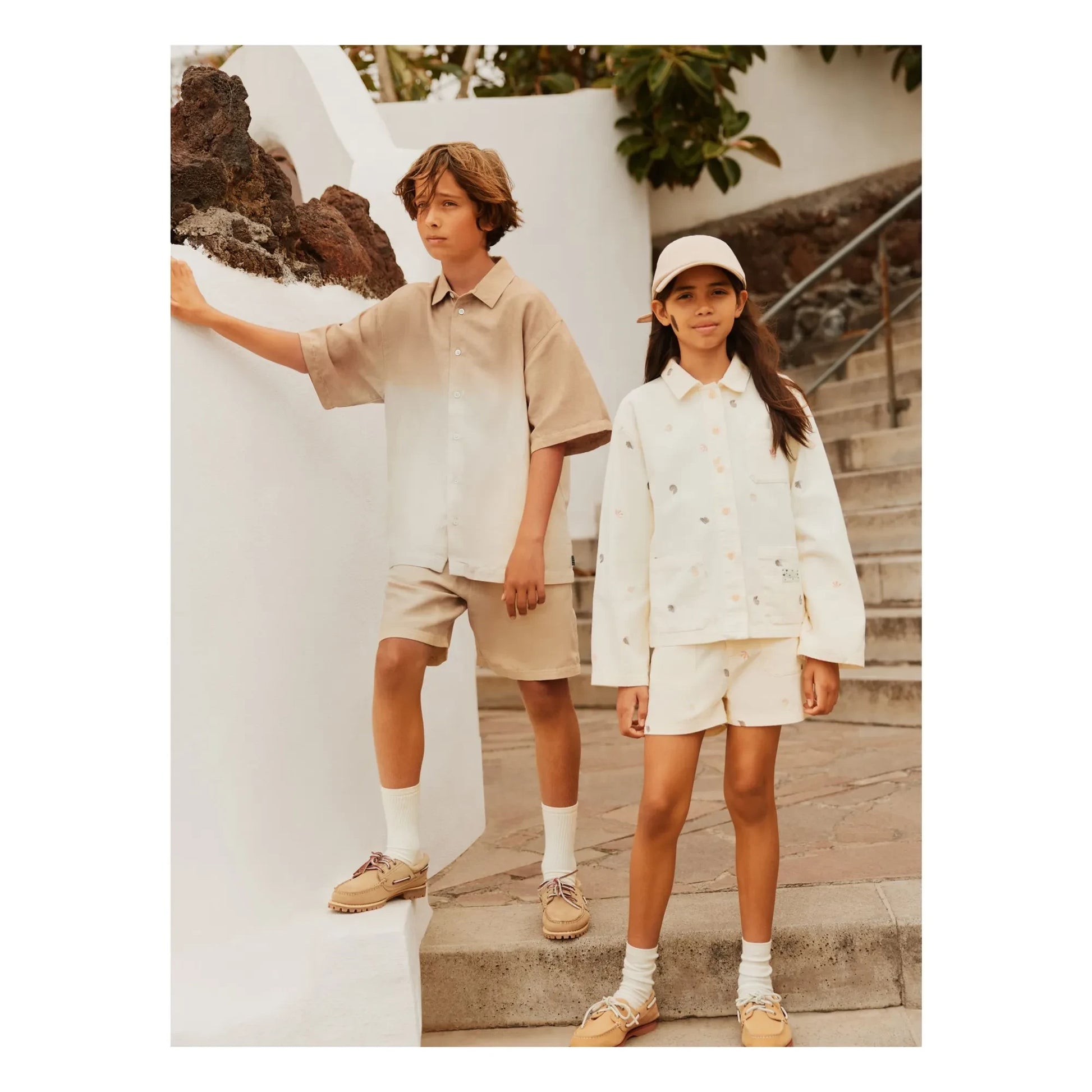 Molo - Short Amanda Coquillages Organic Cotton | Ecru