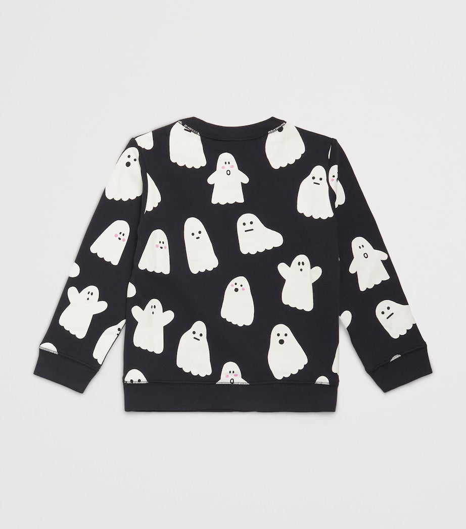 Organic Cotton Ghost Print Sweatshirt (3-14 Years)