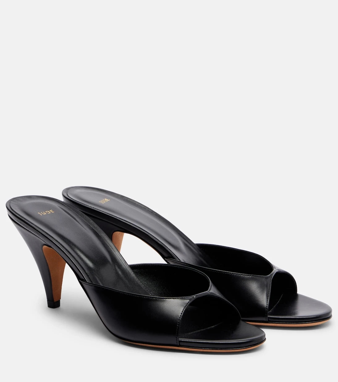 JUDE - Haze leather mules