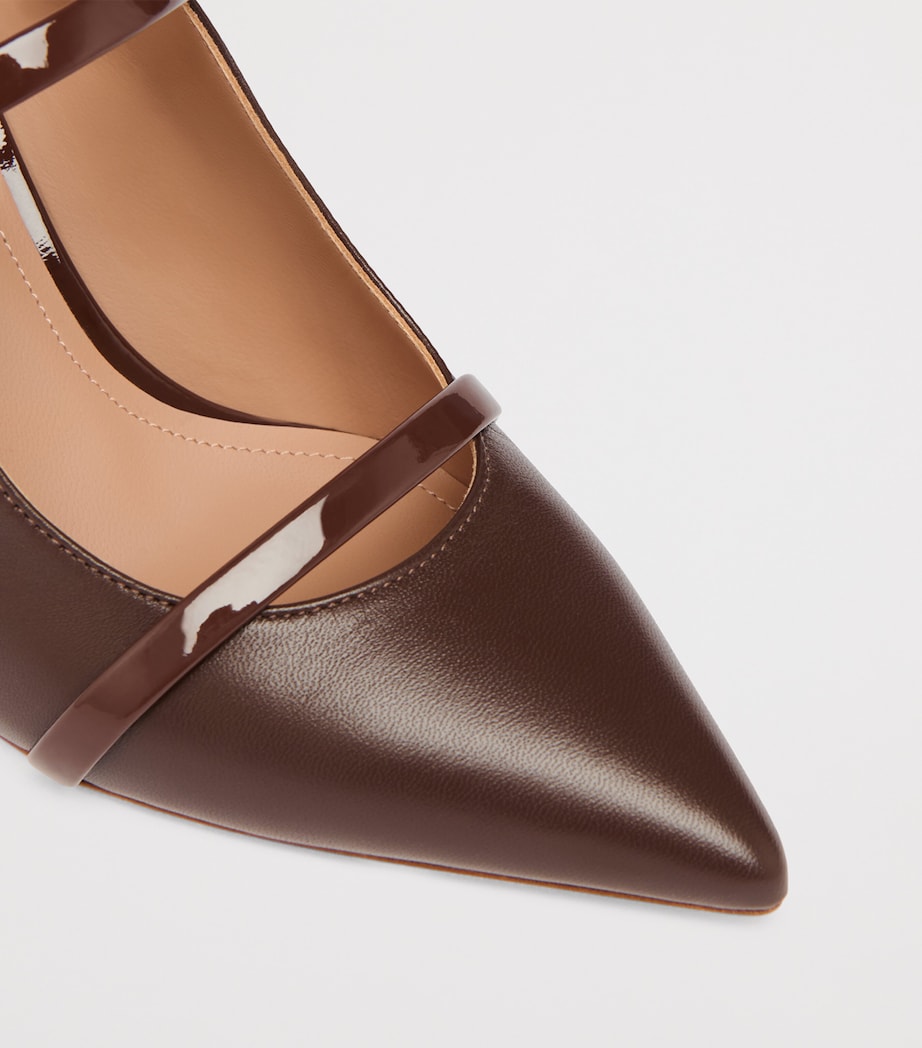 Malone Souliers Brown Leather Maureen Heeled Mules 70