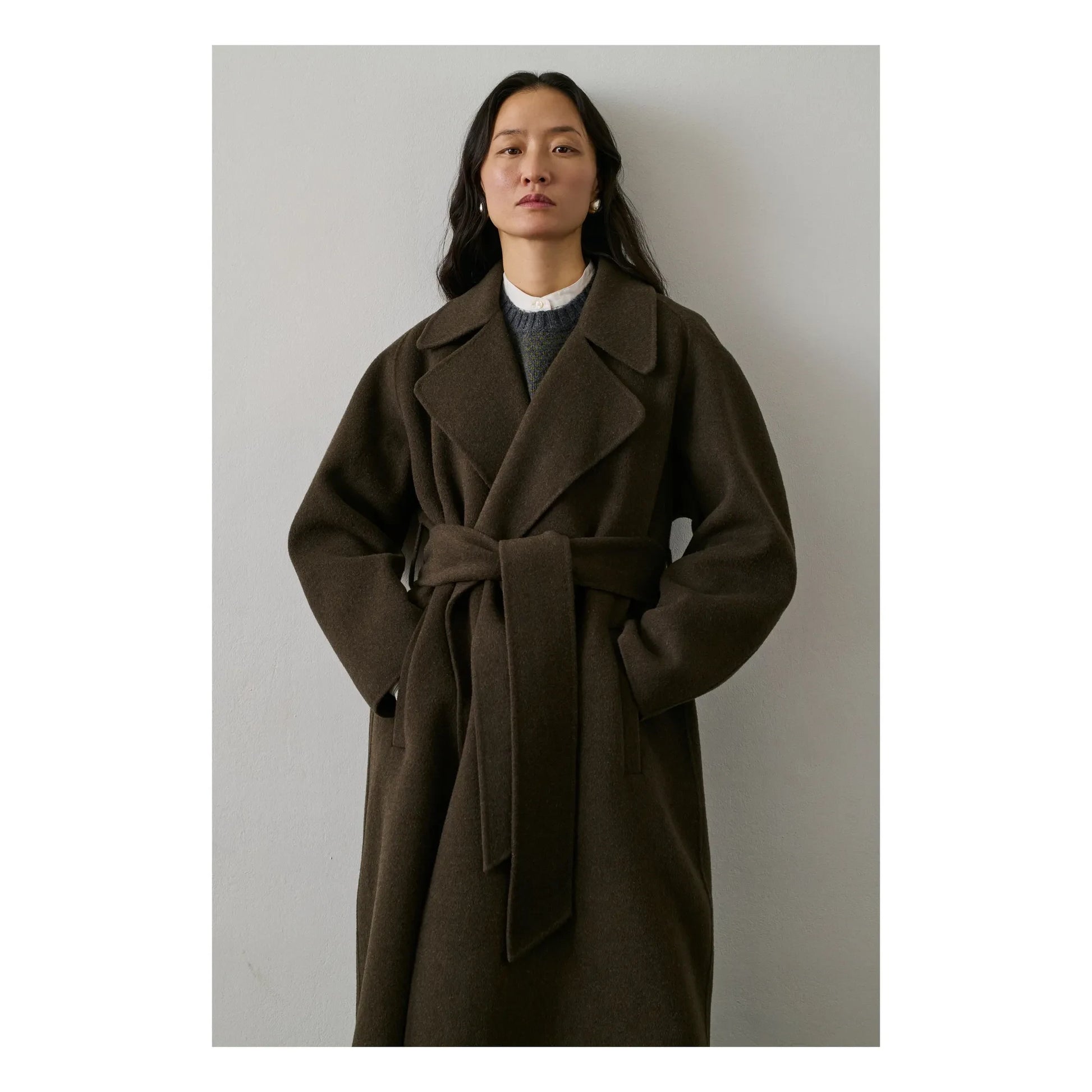 Soeur - Harvard Coat Wool | Khaki brown