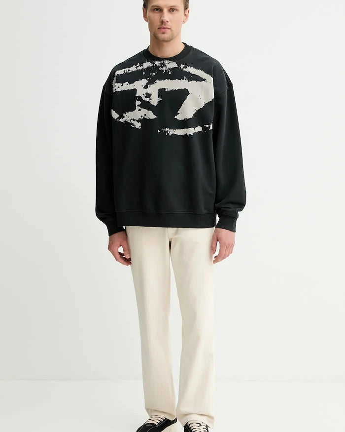 Pamuklu sweatshirt Diesel S-BOXT-N5