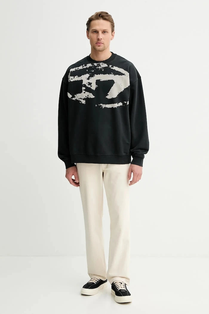 Pamuklu sweatshirt Diesel S-BOXT-N5