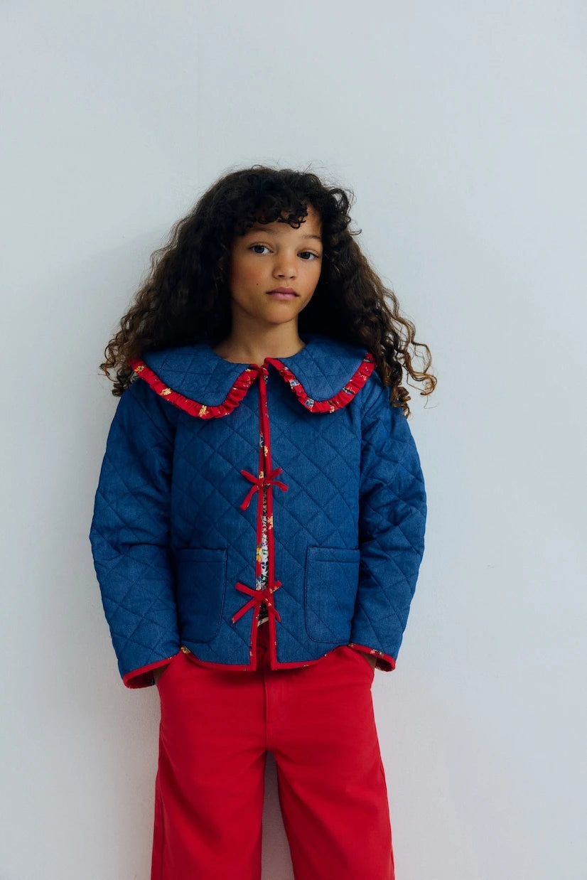 The New Society - Amapola reversible quilted cotton jacket