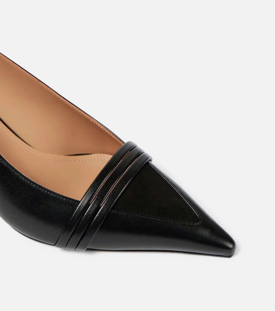 Malone Souliers - Tanner 45 leather slingback pumps