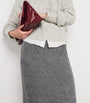 MAX&Co. Grey Jersey Midi Skirt