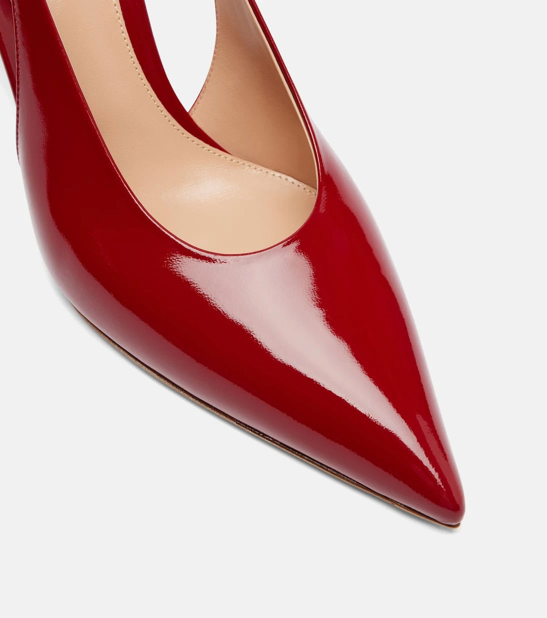 Gianvito Rossi - Robbie 85 patent leather slingback pumps