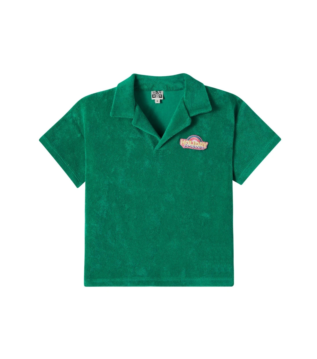 Bonton - Embroidered cotton terry polo shirt