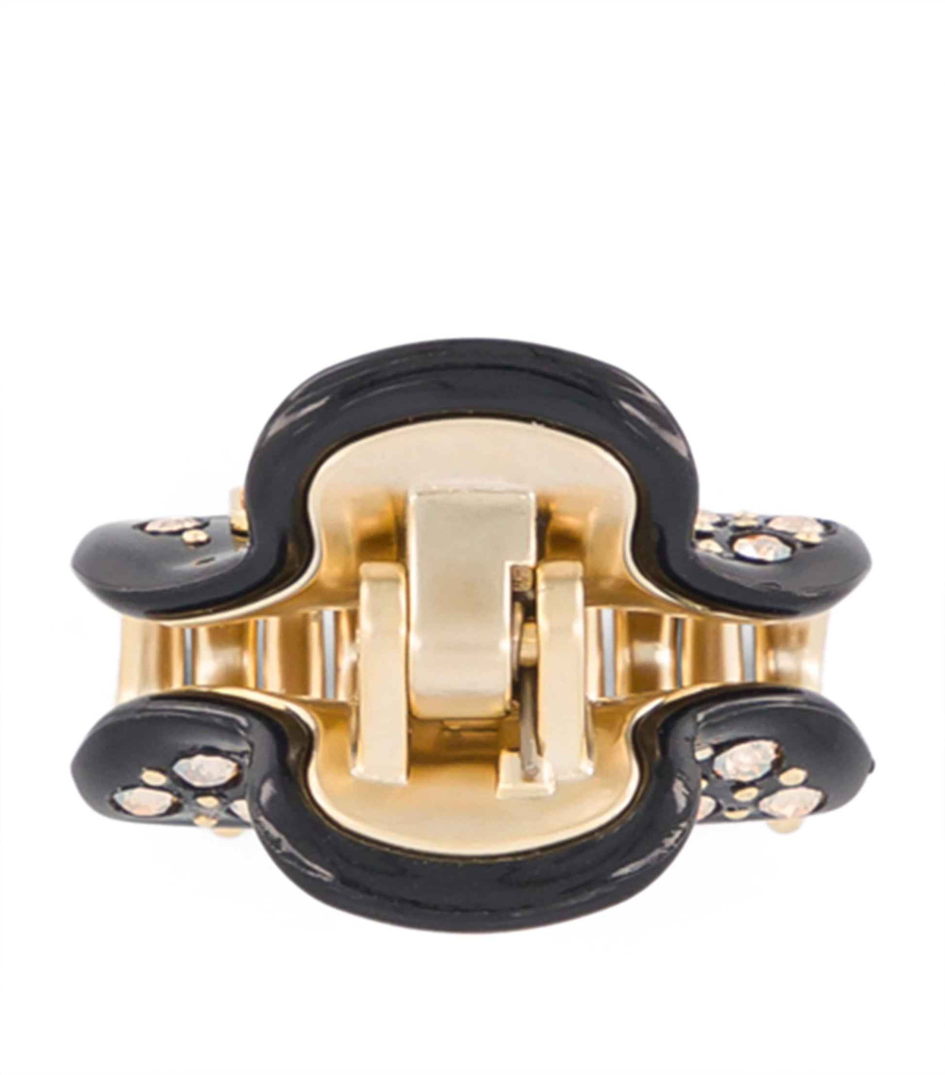 Alexandre de Paris Gold-Plated Crystal-Embellished Claw Hair Clip