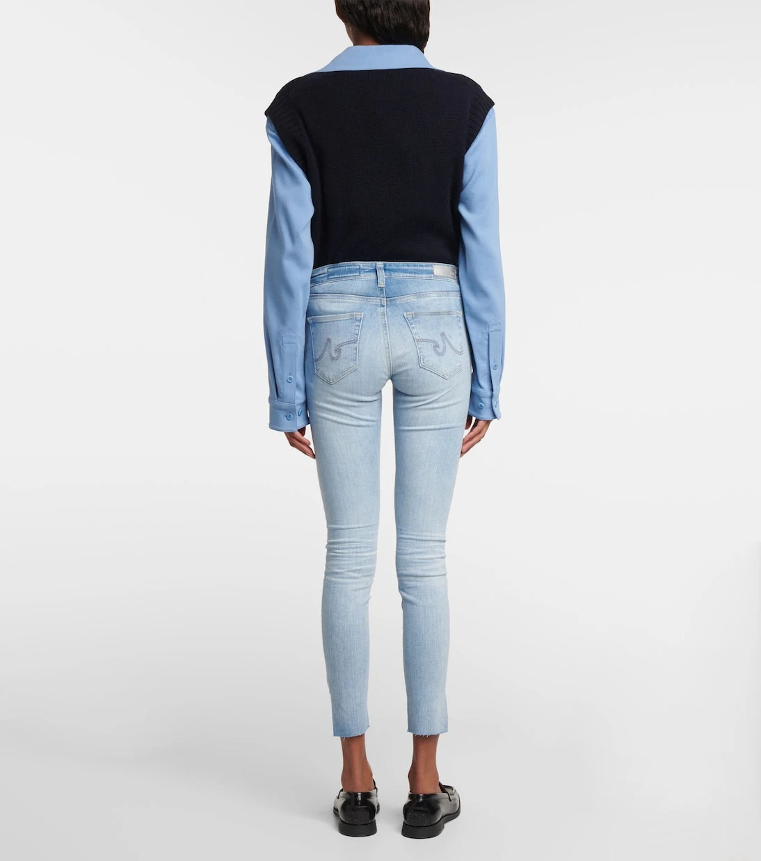 AG Jeans - Split cuff skinny jeans