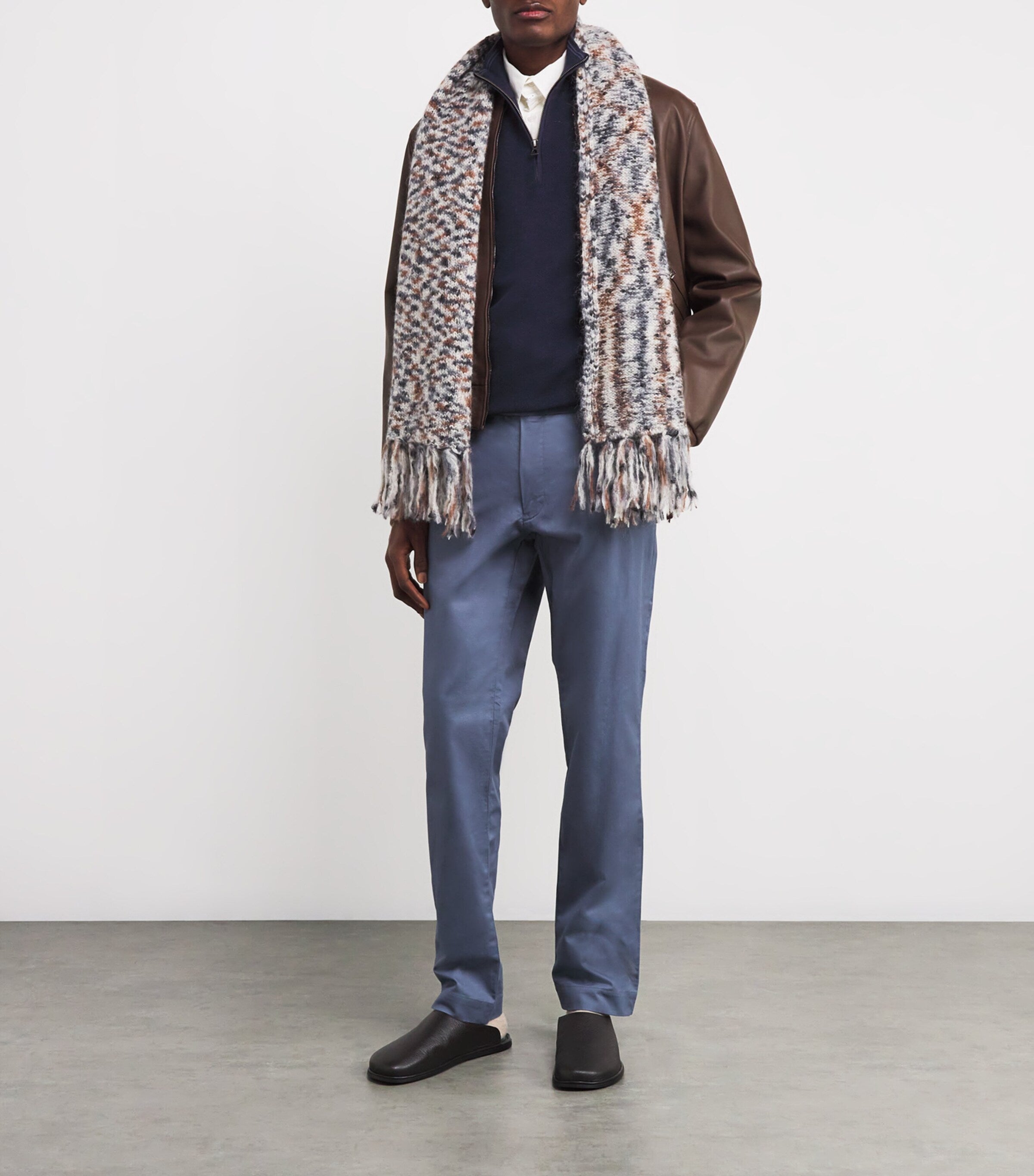 Polo Ralph Lauren Navy Cotton Quarter-Zip Sweatshirt