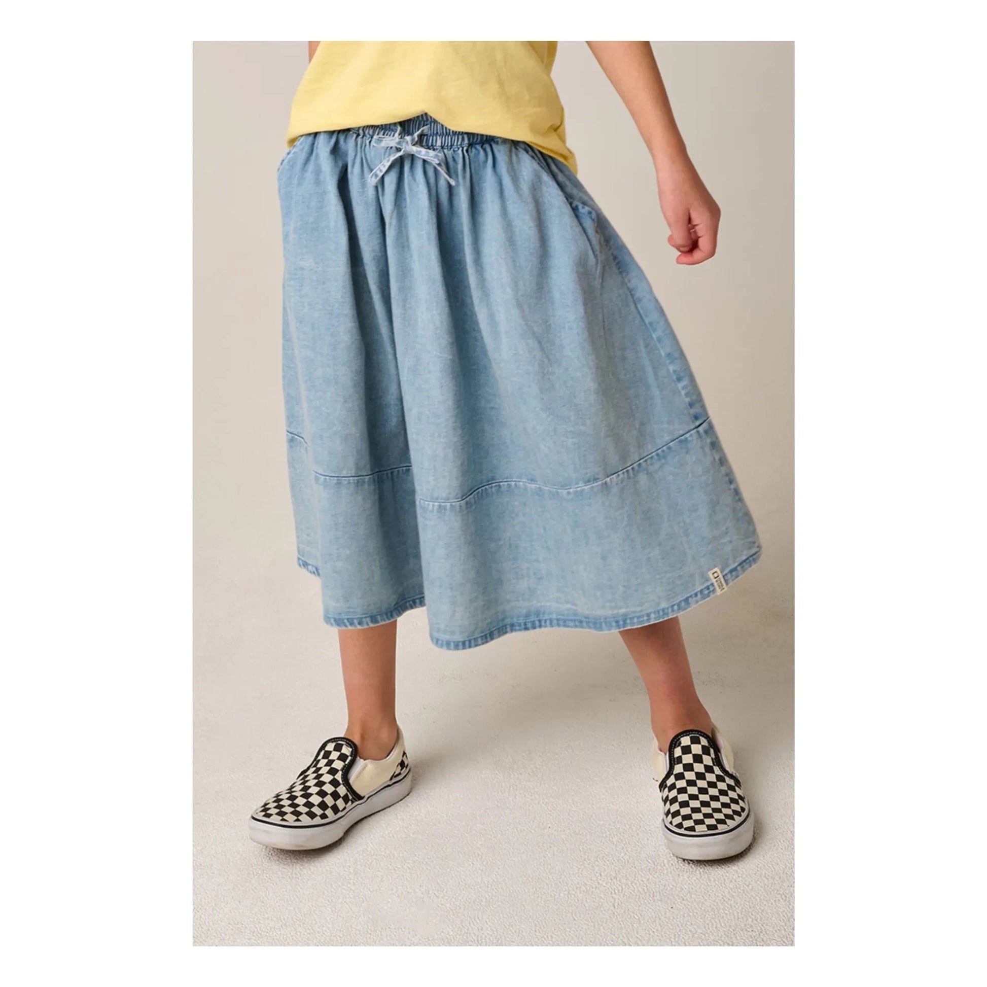 Tumble N'Dry - Denim Piron skirt | Washed blue