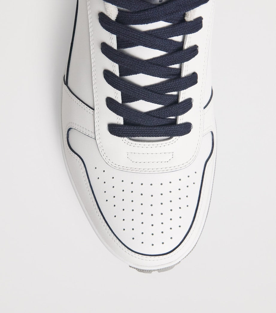 Brioni Leather Crossing Sneakers