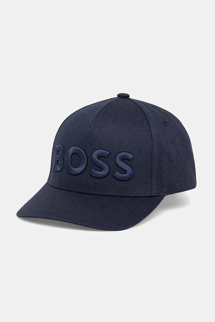 Памучна шапка с козирка BOSS Sevile