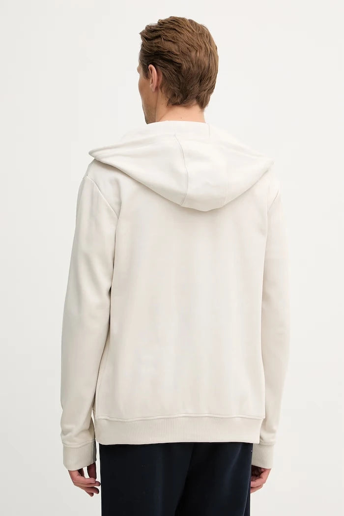 U.S. Polo Assn. капüşonlu fermuarlı erkek pamuklu sweatshirt DHM Interlock Zip