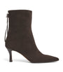 Maje Brown Suede Ankle Boots 75