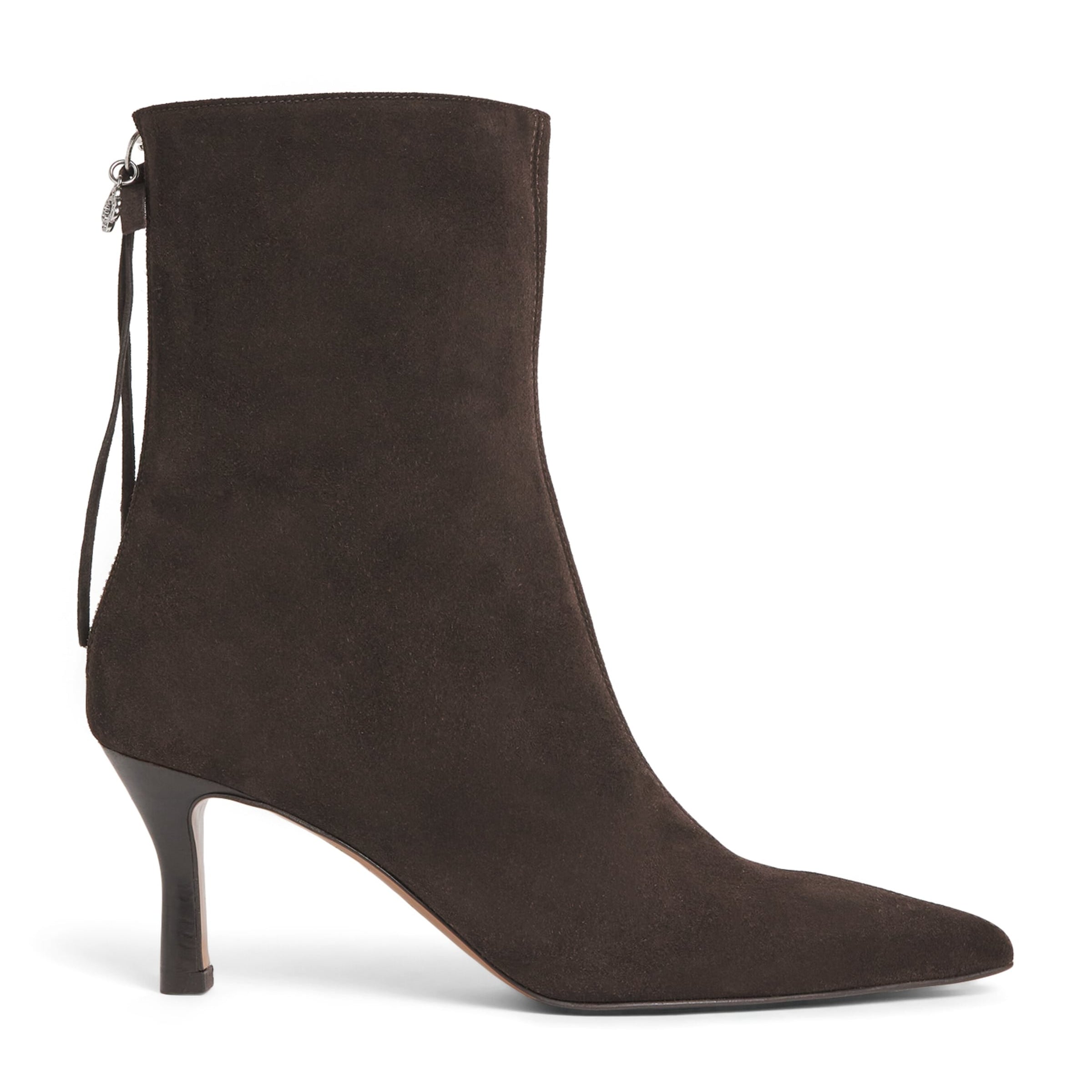Maje Brown Suede Ankle Boots 75